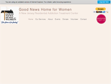 Tablet Screenshot of goodnewshome.org